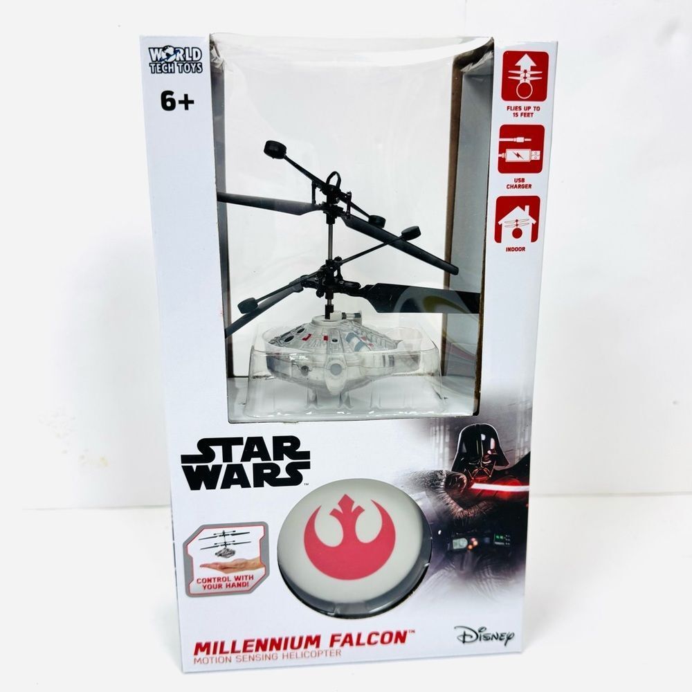 Star Wars Millennium Falcon Motion Sensing Helicopter New In Box